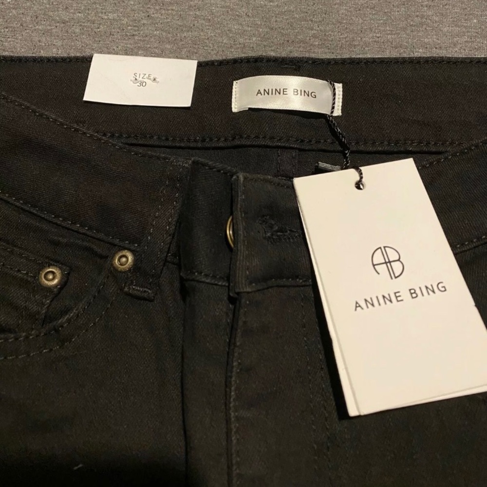 Anine Bing Black Skinny Jean- Brand New- Sz 30